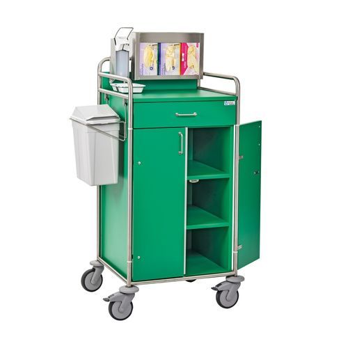 Carro para bolsas para ropa limpia - EWPU410AGS20 - Hammerlit - para ropa sucia / médico / con estante