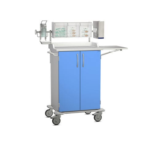 Carro para cuidados - K42 - Modell 34 - Hammerlit - con puerta abatible / con 2 puertas / 5 bandejas