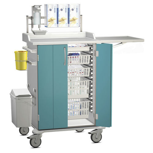 Carro para medicamentos - Modell 35 - Hammerlit - para cuidados / con compartimentos / con cajetines