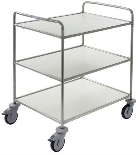 Carro de hospital - MW862K - Hammerlit - de servicio / multifunción / de acero inoxidable