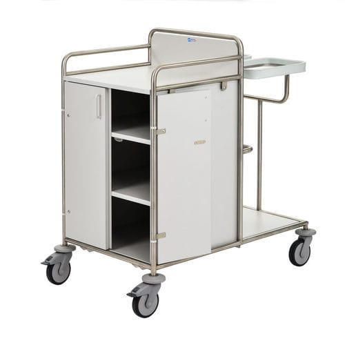 Carro para bolsas para ropa limpia - EWPU402 - Hammerlit - médico / de transporte / 3 estantes