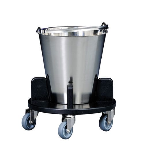 Portacuencos con ruedas - OPFE15B - Hammerlit - de acero inoxidable