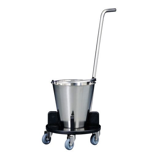 Portacuencos con ruedas - OPFE15BSG - Hammerlit - de acero inoxidable