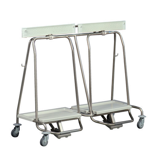 Carro para transporte - MS73203 - Hammerlit - para desechos / de acero inoxidable / de plástico