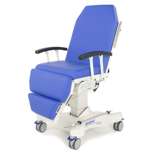 Silla tipo camilla eléctrica - EPC500 - Hausted Patient Handling Systems - de altura variable / con ruedas / ergonómica