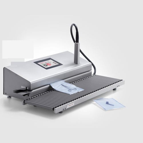 Sellador térmico médico - hm 5000 DC-VI - hawo   - de mesa / rotativo
