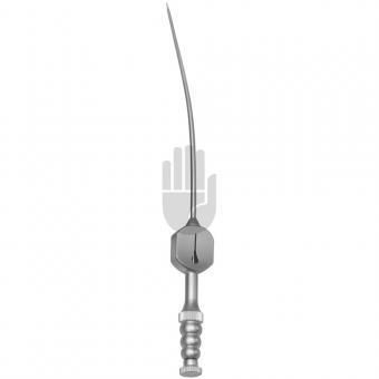 Cánula de aspiración - HB2665-09 - HEBUmedical   - de Fukushima / curvada