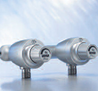 Flujómetro doble - 660-0420 - Heyer Aerotech   - de oxígeno / de aire / para hospitales