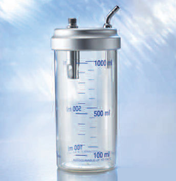 Recipiente de aspiración para fluidos corporales - 660-0250 - Heyer Aerotech  