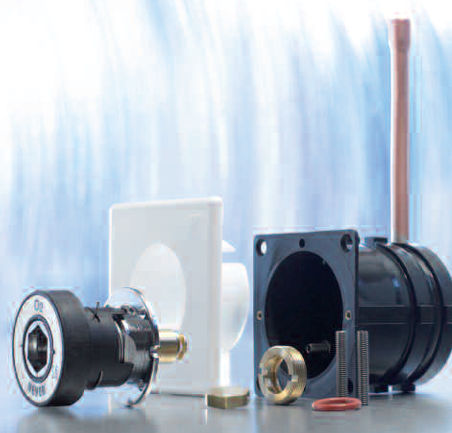 Toma DIN - 643-3900 - Heyer Aerotech   - para sistemas de distribución de gases médicos / de gases médicos