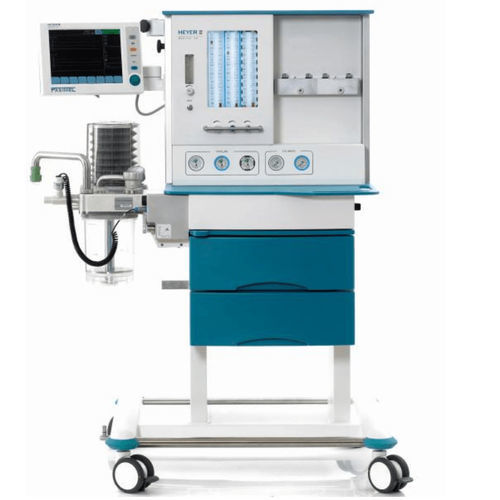 Estación de anestesia en carro - Pasithec I - HEYER Medical - con monitorización respiratoria
