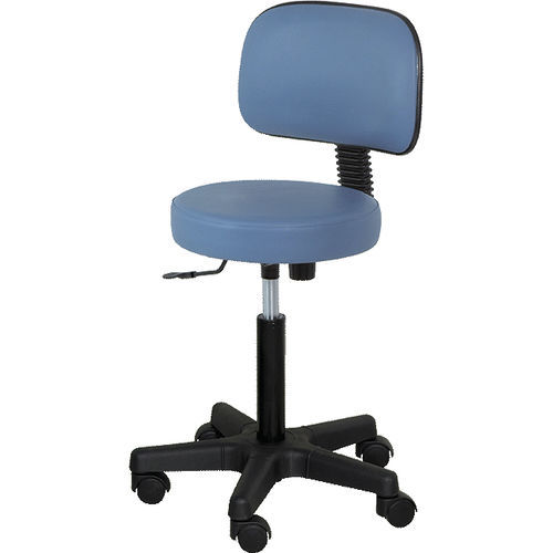 Taburete para consulta médica - H159 - Hidemar - de altura variable / neumático / con respaldo