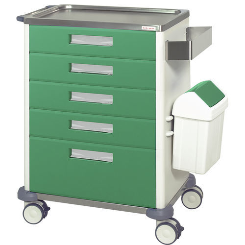 Carro médico - H775EB - Hidemar - de uso general / para instrumental / multifunción