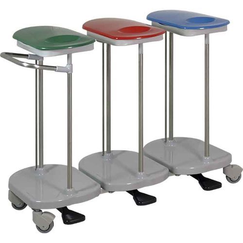 Carro para bolsas para ropa sucia - H963 - Hidemar - médico / de transporte / con pedal