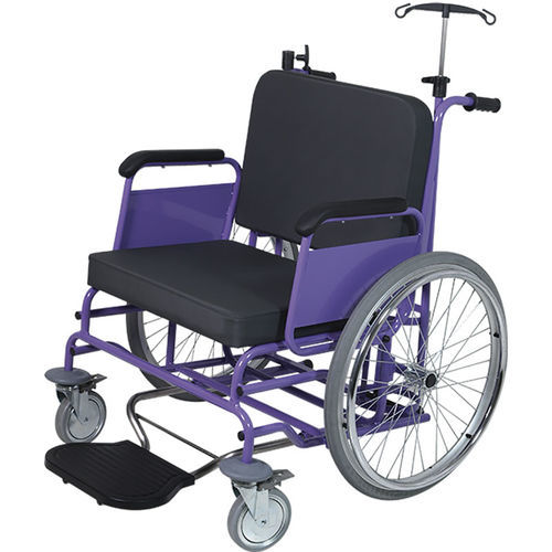 Silla de ruedas manual - H517 - Hidemar - bariátrica / de exterior / de interior