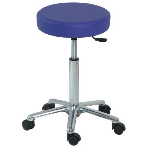 Taburete para consulta médica - H186 - Hidemar - de altura variable / neumático / con ruedas