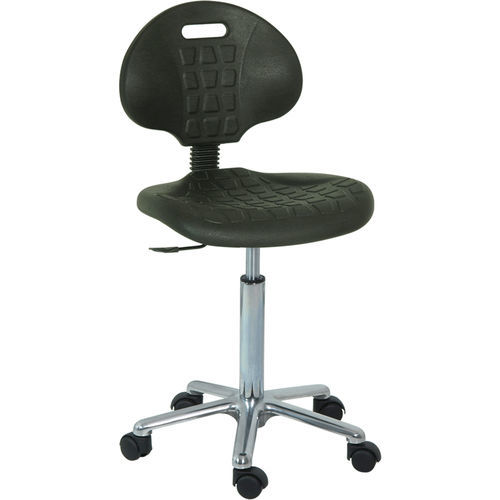 Taburete para consulta médica - H195 - Hidemar - de altura variable / con ruedas / con respaldo