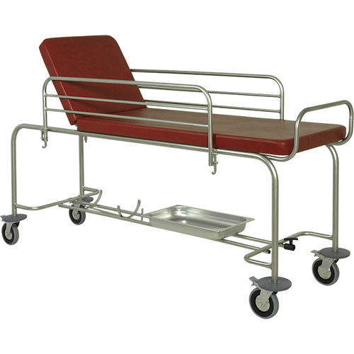 Carro camilla de transporte - H-34 - Hidemar - manual / con respaldo regulable / 2 secciones