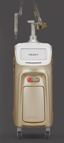 Láser para el rejuvenecimiento de la piel - PICOHI™300 - Hironic   - Nd:YAG / en carro / de picosegundo