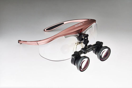 Lupa quirúrgica con montura de gafas - Keeler Galilean Hi-Res - Hogies - con sistema abatible