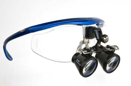 Lupa quirúrgica con montura de gafas - MaximEyes Galilean 2.5X - Hogies - con sistema abatible