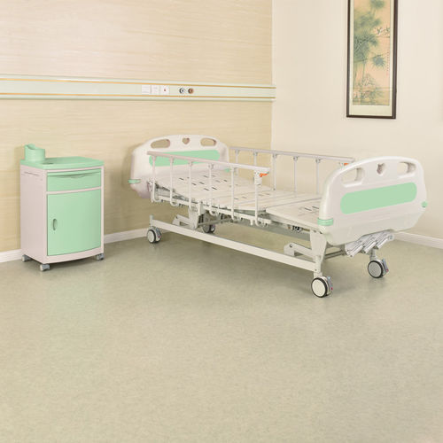 Cama de hospital - D656a - Hopefull Medical Equipment - manual / de altura regulable / con ruedas