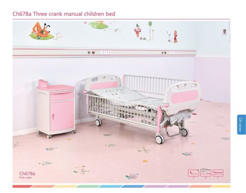 Cama de hospital - Ch678a - Hopefull Medical Equipment - manual / pediátrica / de altura regulable