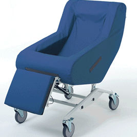 Sillón de descanso reclinable - V101-4100C - Horcher Medical Systems - manual / con ruedas / con reposapiernas