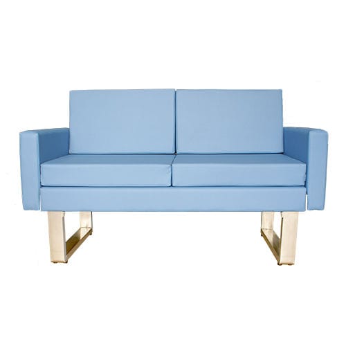 Sofá cama para habitación de pacientes - HM.2042E - Hospimetal - para 2 personas