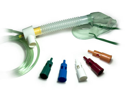 Máscara de oxígeno de PVC - 30144 - Hsiner   - Venturi