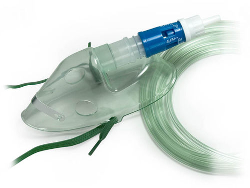 Máscara de oxígeno de PVC - 30147 - Hsiner   - Venturi / ajustable