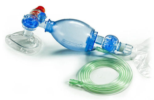 Insuflador manual pediátrico - 60112 - Hsiner   - de PVC / de un solo uso / con válvulas de sobrepresión y PEEP