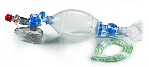 Insuflador manual para adulto - 60209 - Hsiner   - de silicona / reutilizable / con válvulas de sobrepresión y PEEP