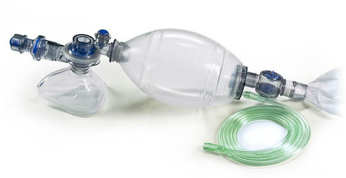 Insuflador manual para adulto - 60304 - Hsiner   - de silicona / reutilizable / con válvulas de sobrepresión y PEEP