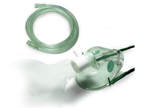 Máscara de oxígeno pediátrica - 30125 - Hsiner   - de PVC / de alta concentración