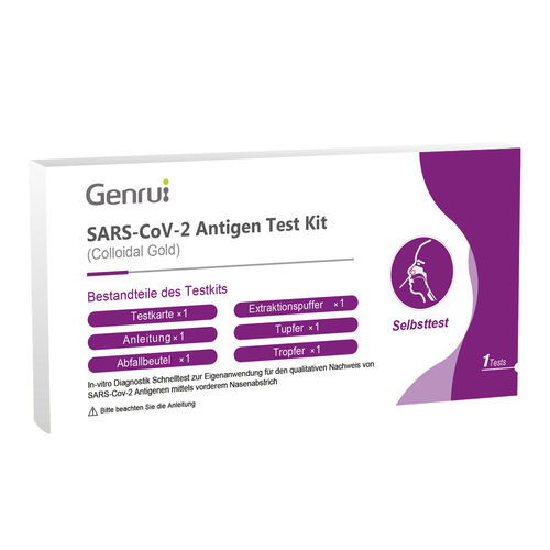 Prueba rápida para COVID-19 - GEB-52104097 - HUM - Gesellschaft für Homecare und Medizintechnik - para enfermermedades infecciosas / para antígenos / SARS-COV-2