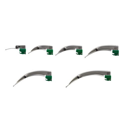 Hoja de laringoscopio Macintosh - AEROtube®  - HUM - Gesellschaft für Homecare und Medizintechnik - de metal / de un solo uso