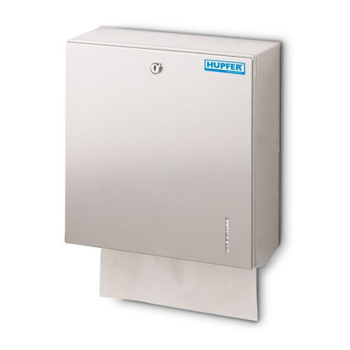 Dispensador de toallitas de papel - TC1-1 - Hupfer Metallwerke GmbH & Co. KG - de pared / de acero inoxidable