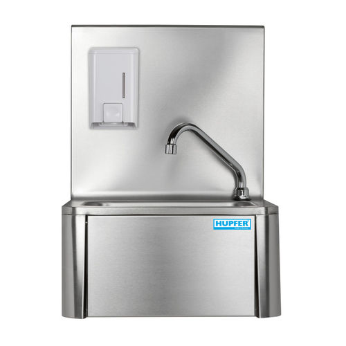 Fregadero médico - 8200342 - Hupfer Metallwerke GmbH & Co. KG - 1 estación / de acero inoxidable / de pared