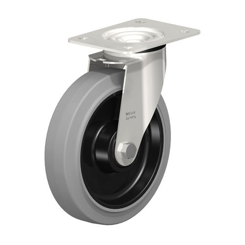 Rueda de acero inoxidable - 014000206 - Hupfer Metallwerke GmbH & Co. KG - giratoria