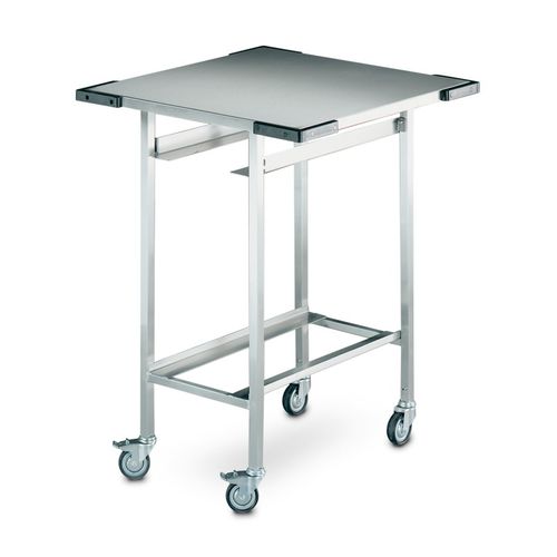 Mesa de trabajo - 7500752 - Hupfer Metallwerke GmbH & Co. KG - cuadrada / móvil