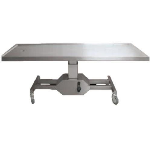 Mesa de autopsia de medicina legal - MC000661 - HYGECO - de disección / de lavado de cadáveres / con ruedas
