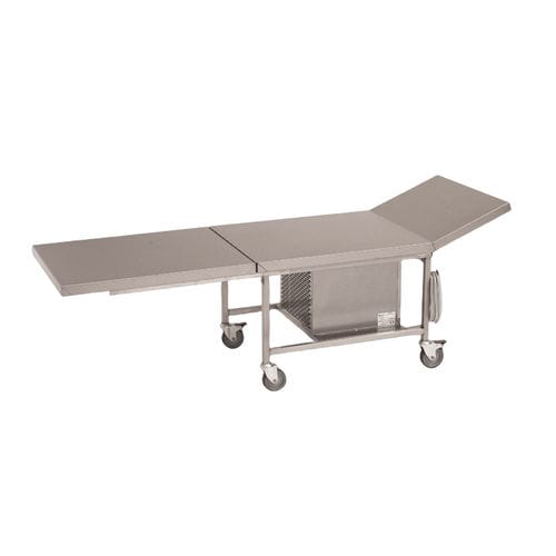 Mesa con ruedas - FP000044 - HYGECO - plegable / de acero inoxidable