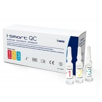 Kit de reactivos en solución - i-Smart® QC - i-Sens - de control de calidad / de electrolitos