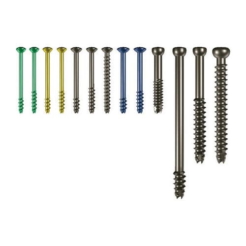 Tornillo de compresión ósea genérico - CAS - I.T.S.   - canulado / metálico
