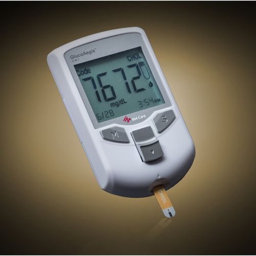 Glucómetro colesterol - GlucoAegis 3 in 1 - IN4 Technology - ácido úrico