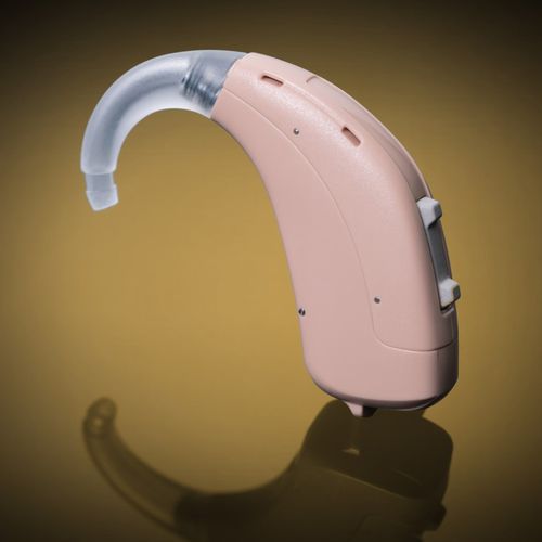 Prótesis auditiva BTE - UP-6ER6 - IN4 Technology - con mando a distancia / con reductor de ruido / estanca