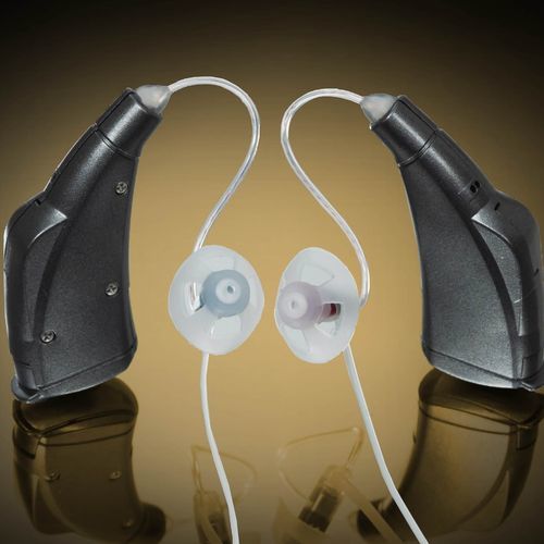 Prótesis auditiva RIC - UP-6E6 - IN4 Technology - con mando a distancia / bluetooth® / con reductor de ruido