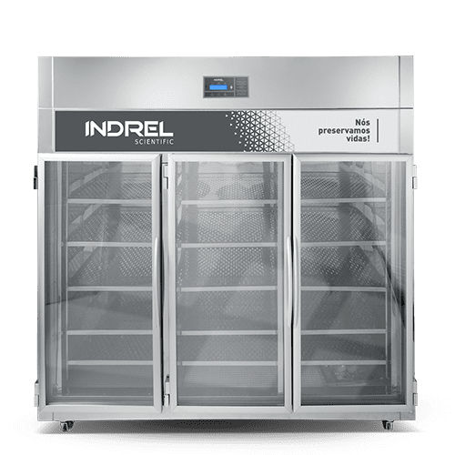 Refrigerador para plasma sanguíneo - RVV 2000D - INDREL - para vacunas / de tipo armario / con ruedas