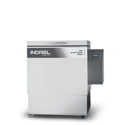Congelador de laboratorio - CPH 35D - INDREL - para plasma sanguíneo / con ruedas / con 1 puerta